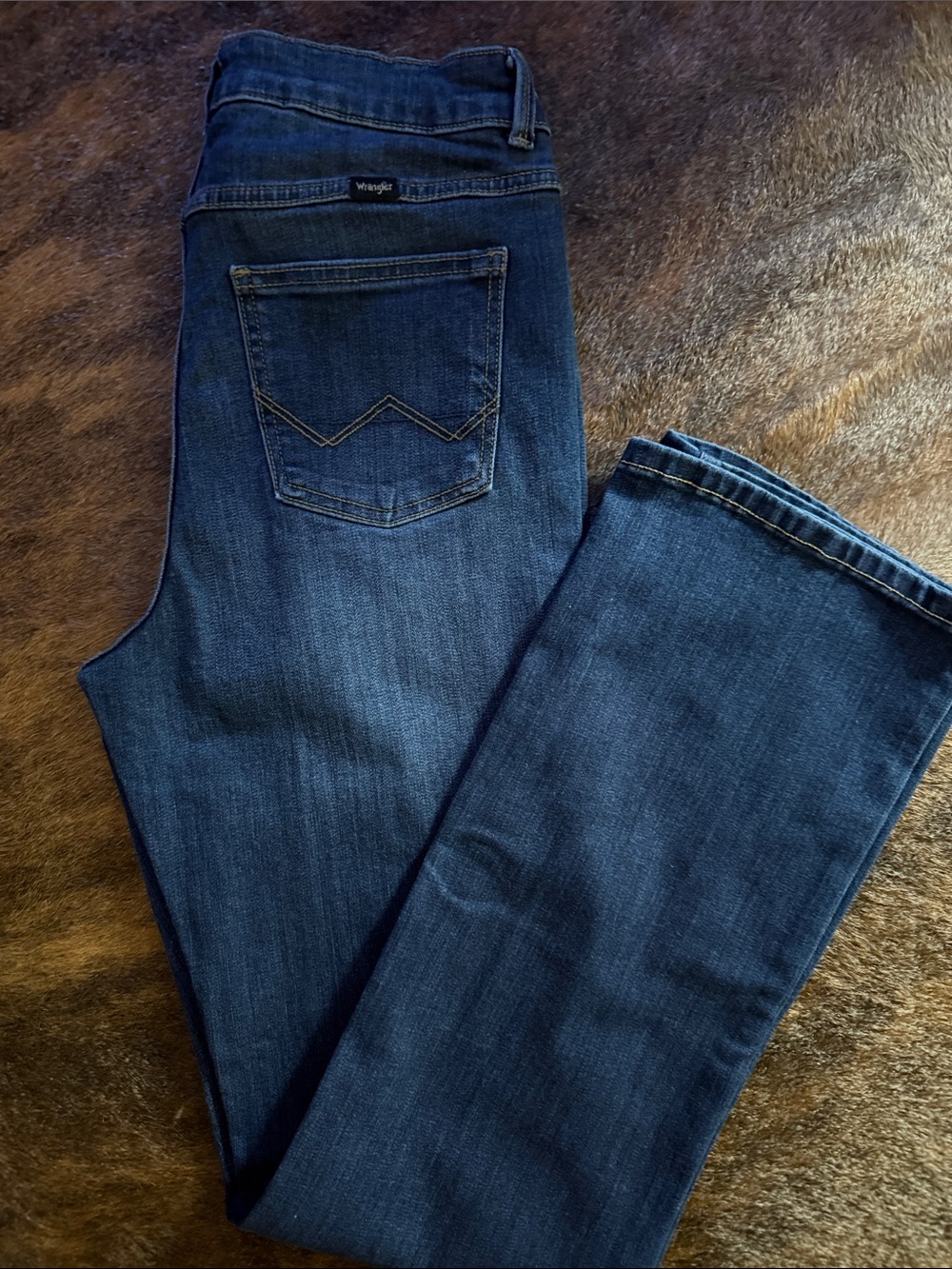 Wrangler Women's Dark Blue Boot Cut Jeans